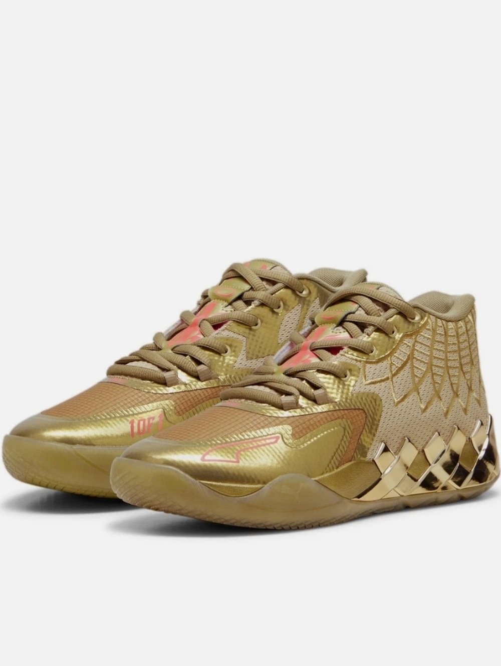 PUMA Golden Child Gold Metallic Athletic Sneakers